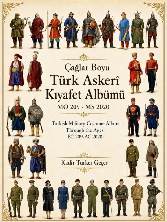 Turkish Military Costume Album: Through the Ages, 209 BC to 2020 AD (eBook)
